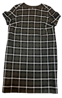 Banana Republic Verde Ejército Cuadros Mujer’s L Clásico Cambio Funda Negocios Foto 1 de 4