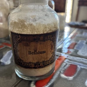 cabinet of curiosities, pharmacy pot 19th century, apothecary, Betolum - Picture 1 of 5