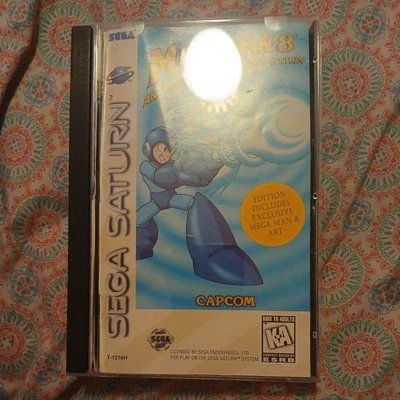 [Rare]Near Mint Disc] Mega Man 8: Anniversary Collector's Edition CIB (Saturn)  - Image 1 of 4