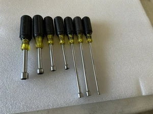 Klein Tools Juego de Destornilladores de Tuercas 7 Piezas SAE Aislados Hecho en EE. UU. - Imagen 1 de 9