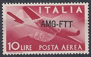 1949-52 TRIESTE A POSTA AEREA 10 LIRE VARIETà MNH ** - RR12174 - Bild 1 von 1