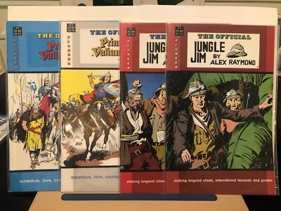 Pioneer Comics Hal Foster Prince Valiant #1,2 Alex Raymond Jungle Jim #1,2 casi nuevo- Foto 1 de 3