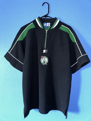 Boston Celtics Warm Up Jersey Starter Authentic Size Medium Adult NBA Vintage Cover