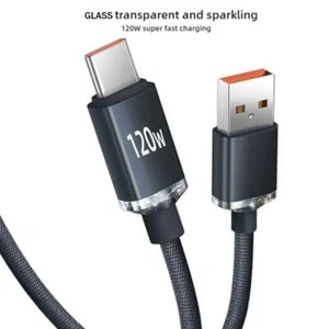 120W USB C zum Typ C Ladekabel Schnellladekabel für Laptop-\ - Bild 1 von 29