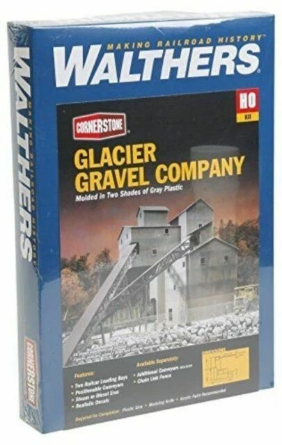 Walthers # 3062 Glacier Gravel Company Kit HO MIB