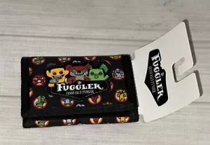 Bioworld Fuggler Funny Ugly Monster Trifold Wallet Fabric Tooth Keyring - Picture 1 of 9