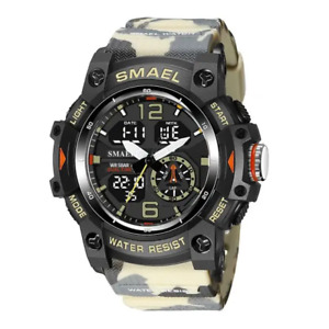 Sporty Watch Men Waterproof Chronograph Alarm Casual Wristwatch Men's Fashion