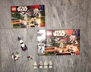 Lego Star Wars Clone Trooper Battle Pack 7655 Complete RARE lot Box