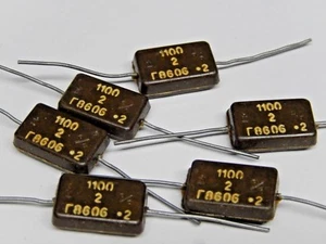 1100pF 500V 2% KSO Silber Glimmer Kondensatoren NEU Menge: 16 Stück - Bild 1 von 2