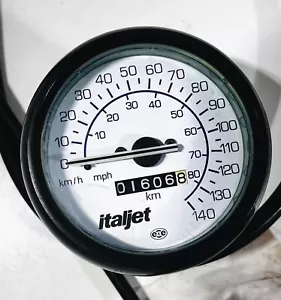 ITALJET FORMULA 125 DRAGSTER 125 TACHIMETRO CONTACHILOMETRI KM/H MPH SPEEDOMETER - Imagen 1 de 5