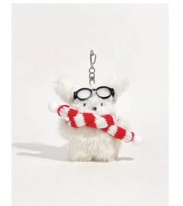 Girly Little Milk Dog Plush Pendant Doll Milk Puff Cartoon Bag Pendant Gift Keyc - Picture 1 of 1