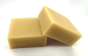 encaustic medium natural yellow two 160ml blocks 6 oz pure beeswax & damar resin - Picture 1 of 3