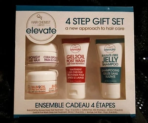 HAIR CHEMIST Elevate Kit 4 Step Set Regalo Trattamento Hair Styling - Foto 1 di 1