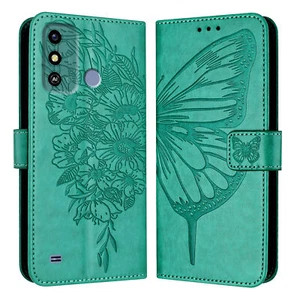 For ZTE Blade A53, Luxury Flip Leather Wallet Stand Card Slots Soft Case Cover - Picture 1 of 28