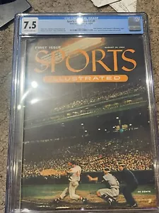 16. AUG 1954 SPORT ILLUSTRIERTE PREMIERE AUSGABE 03 - KOMPLETT MIT EINLAGE - CGC 7,5 - Bild 1 von 2