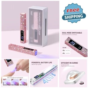 Handheld UV Light Plastic Mini Lamp, Fast Curing Gel Nails, Portable Usage - Picture 1 of 8