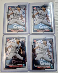 2024 Bowman Chrome Shota Imanaga Rookie Lot (4) - Cubs - Picture 1 of 1