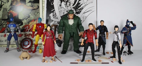 Marvel Legends MR HYDE Baf lot Shang-Chi, Katy, Wenwu, Xialing, Stark (AI) 2021 Cover