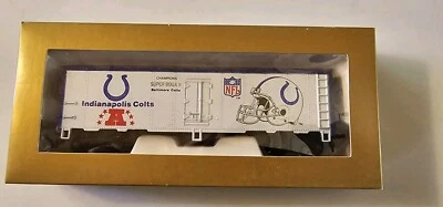 Ho Scale NFL Indianapolis Colts Reefer Car MANTUA COLLECTIBLE New in Box - Image 1 of 2
