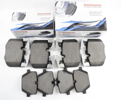 Pastillas de freno delanteras y traseras de cerámica completa Asianautos para BMW 330i 2019-2022 Foto 1 de 4