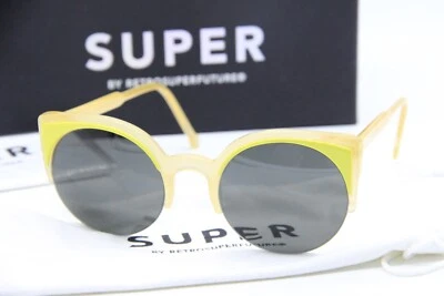 НОВЫЙ SUPER ОТ RETROSUPERFUTURE BS4/3/AB6/A/2 ПОДЛИННЫЙ СОЛНЦЕЗАЩИТНЫЕ ОЧКИ W/ЧЕХОЛ 51-22 - Изображение 1 из 3