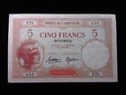 New Caledonia 5 Francs 1926 P36 Noumea Indochina Caledonie 430# Banknote Money