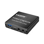 1080P HDMI Video Capture Card 4K 60fps Screen Record Game Streamer Device USB3.0