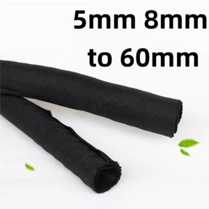 Sleeving for Cable Wire Sock Protection Sheath Colorful 5mm 8mm to 60mm Braided - Picture 1 of 7