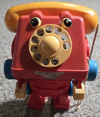 Red Playmates 1985 Playworld Toys Ltd Transformer Phone With Working Bell - Image 1 of 4
