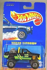 1991 Hot Wheels Blue Card Collector #131 NISSAN HARDBODY Black-Yellow CTsp-Varia - Picture 1 of 5