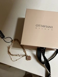 Bracciale Ottaviani Oro Rosa Con Ciondolo. Nuovo! - Foto 1 di 4