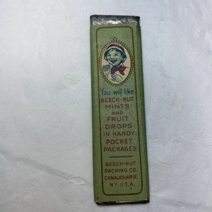 Gomma da masticare vintage marca noce di faggio sempre rinfrescante Canajoharie New York - Foto 1 di 4