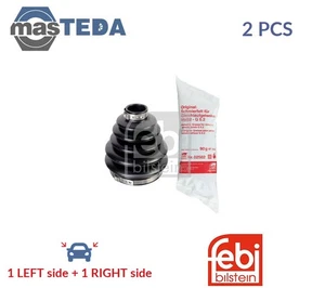 175143 CV JOINT BOOT KIT PAIR FEBI BILSTEIN 2PCS FOR VOLVO V50,C30,S40 II 1.6 D - Picture 1 of 5