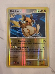 Pokemon Karte - Raichu 77/147 Reverse Holo (2009 Supreme Victors) LP/Light Play - Bild 1 von 2