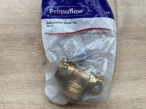 22mm  Brass Compression Equal Tee ( Copper Plumbing T ) - Picture 1 of 1