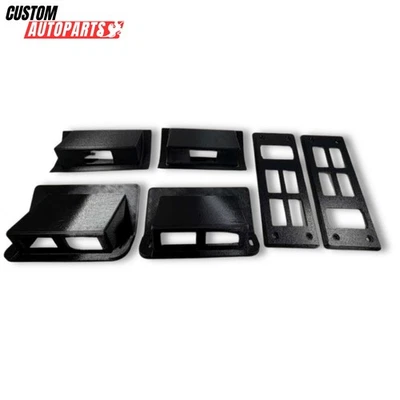 Kit completo de bisel de interruptor de ventana Hummer H1 | 1992-2004 | Juego completo de 6 piezas Foto 1 de 4