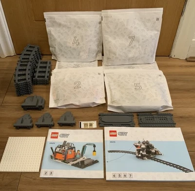 Lego train 60470 explorer Rock Fall zip line outpost base + track + mining cave - Image 1 of 4