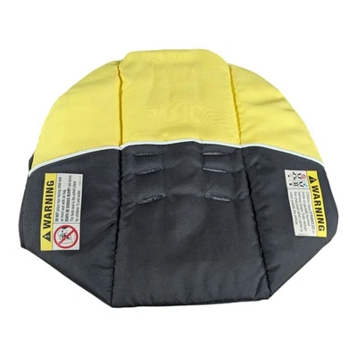 Baby Trend Car Seat Cover Yellow From Jogging Stroller Triangular Handle Fabric - Image 1 of 4