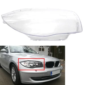 Right Clear Headlight Lens Shell Cover For BMW 1 Series E81 E82 E87 E88 1M 03-11 - Picture 1 of 7