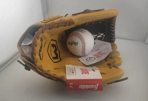 Franklin Sports Field Master Series Baseball Glove Right Hand Thrower 12" + Ball - Picture 1 of 4