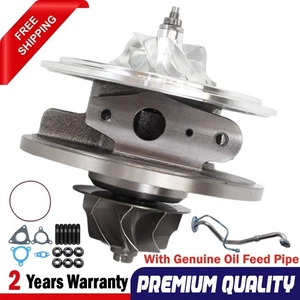 Upgrade Billet Turbo Cartridge+Oil Feed Pipe For Nissan Patrol GU ZD30 3.0L - Bild 1 von 19