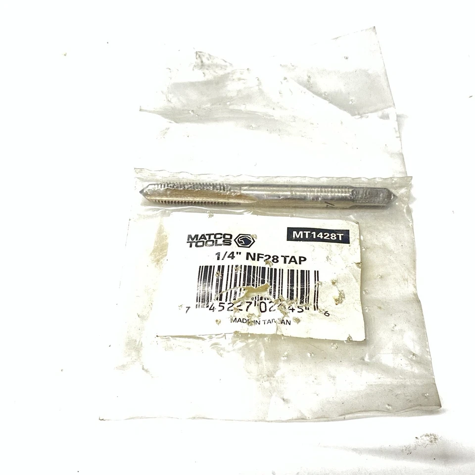 Nuevo grifo Matco 1/4" NF28 MT1428T para juego de grifos y troqueles EE. UU. Foto 1 de 2