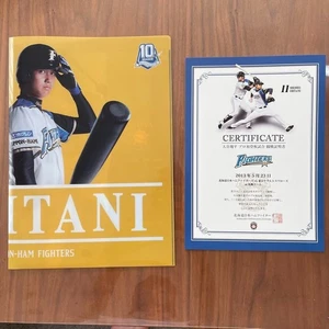Shohei Ohtani Pro Debut Commemorative Clear File Nippon-Ham Fighters Exclusive - Picture 1 of 5