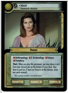 STAR TREK CCG 2E REFLECTIONS 2.0 FOIL CARD VASH 1R352 ex - Imagen 1 de 1