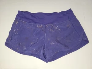 Ivivva Speedy Shorts size 14 purple metallic - Picture 1 of 2