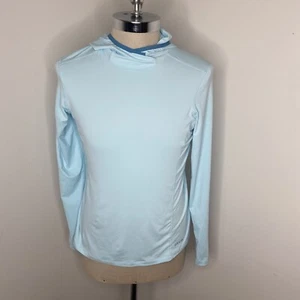 Orvis Damen Langarmshirt Gr. S blau Oberteil mit Kapuze Sportshirt - Bild 1 von 7