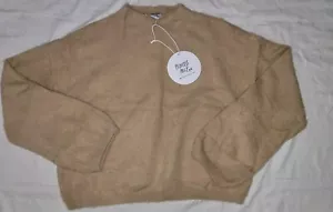 Suéter Princesa Polly Katharine Manga Larga Beige Elastizado Para Mujer Talla S/M - Imagen 1 de 4