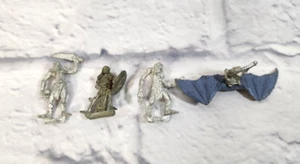 Warhammer Fantasy AOS Vampire Counts Ghoul Warriors METAL Misc 4x LOT - Picture 1 of 3