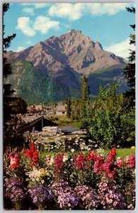 Postcard Alberta Banff National Park AB Cascade Mountain Rock Gardens Rockies - Picture 1 of 2