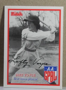 Tarjeta firmada AAGPBL "INEZ VOYE" #323 - Imagen 1 de 2